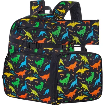 3 ADET Dinozor erkekler için sırt çantası, 16