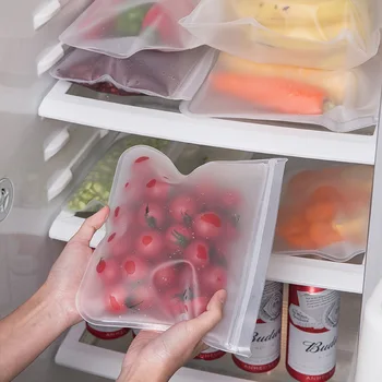 5 ADET Sebze ve Meyve Koruma Çantası Buzdolabı Gıda Taze tutma Çantası Soğutmalı saklama çantası Yeniden Kullanılabilir Plastik Torba