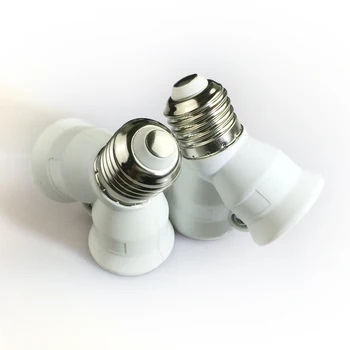 Lamba Tutucu Dönüştürücüler E27 1 ila 2 / E14 1 ila 2 Lamba Üsleri Ampul Tutucu Dönüştürücü LED ampul ışık