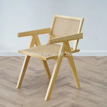 Modern Minimalist yemek sandalyeleri Ahşap Rahatlatıcı Salon yemek sandalyeleri Lüks Arkalığı Sillas Comedor Ev Eşyaları WZ50DC