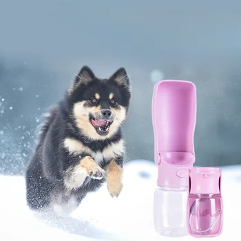 Pet Seyahat Su Şişesi Katlanabilir Köpek Taşınabilir Su Şişesi Küçük Büyük Köpekler için Kase Kedi suluk Açık yürüyüş şişesi