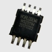 WS2811M 5V - 12V led sürücü IC 100% ve tam renkli RGB Şerit piksel modülü RGB Akım ayarlama LED aydınlatma sistemleri jk1535
